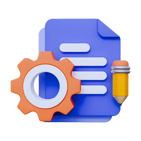 Projektmanagement  3D Icon