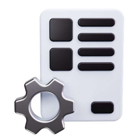 Projektmanagement  3D Icon