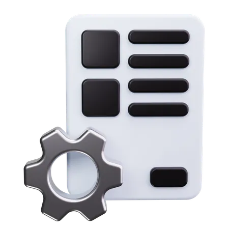 Projektmanagement  3D Icon