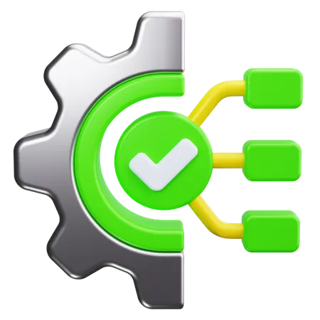 Projektmanagement  3D Icon