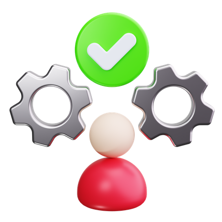 Projektmanagement  3D Icon