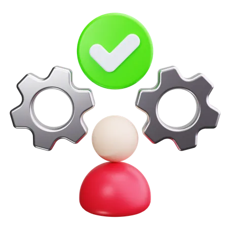 Projektmanagement  3D Icon