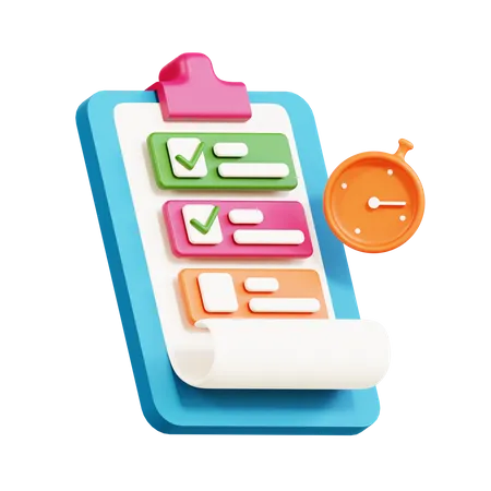 Projektmanagement  3D Icon