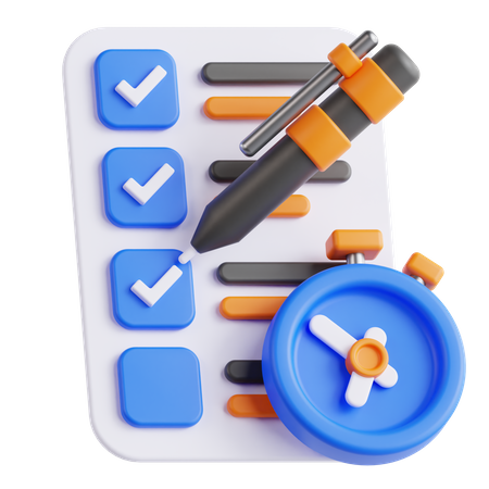 Projektmanagement  3D Icon