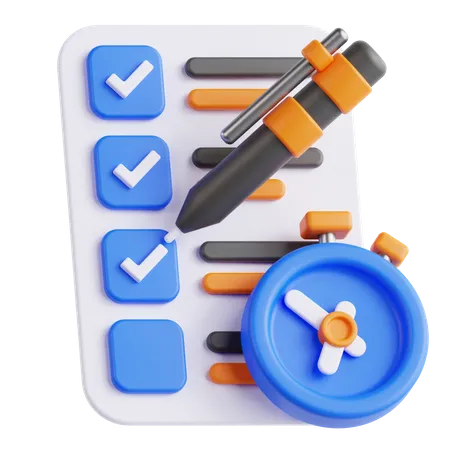 Projektmanagement  3D Icon