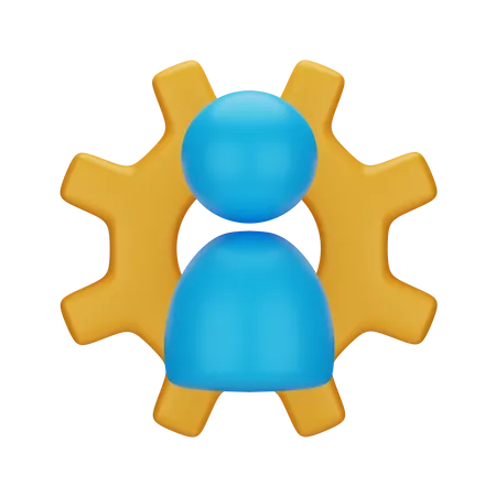 Projektmanager  3D Icon