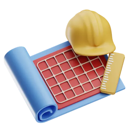 Projektplanung  3D Icon