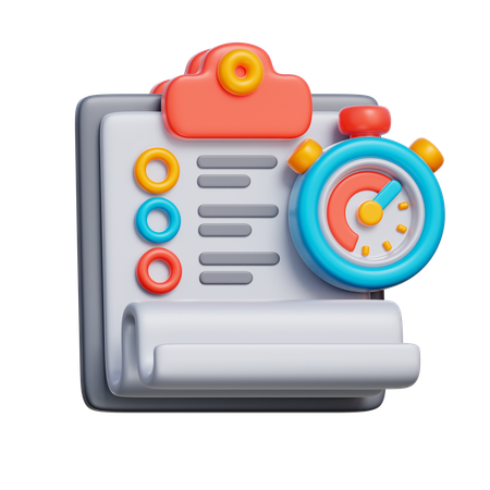 Projekttimer  3D Icon