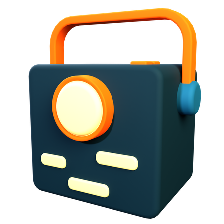 Projetor  3D Icon