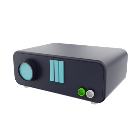 Projetor de vídeo  3D Icon