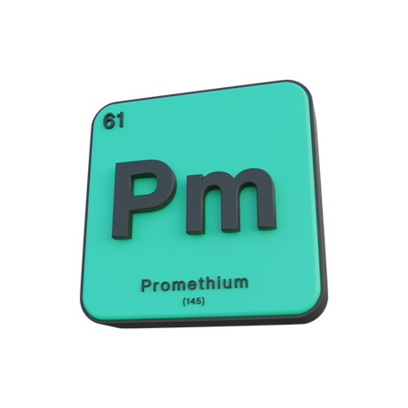 Promethium  3D Illustration