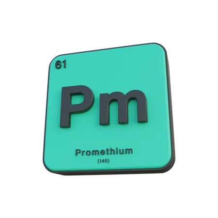 Promethium  3D Illustration