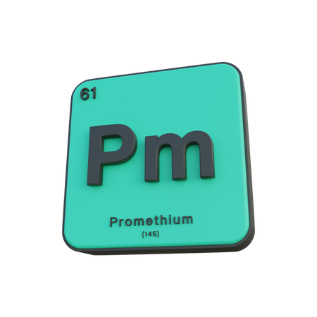 Promethium  3D Illustration
