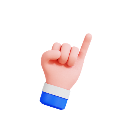 Promise Gesture  3D Icon