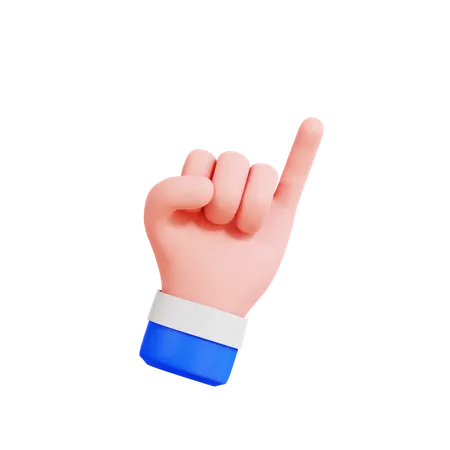 Promise Gesture  3D Icon