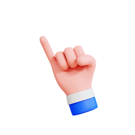 Promise Gesture  3D Icon