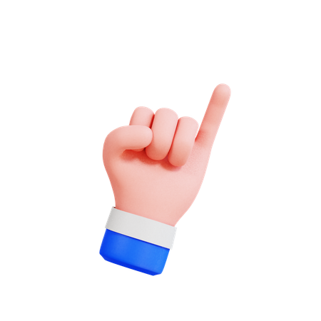 Promise Gesture  3D Icon