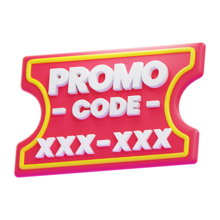 PROMO CODE  3D Icon