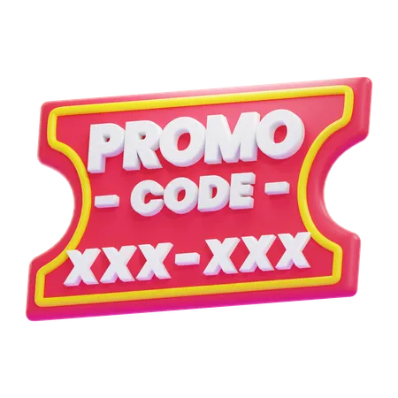 PROMO CODE  3D Icon