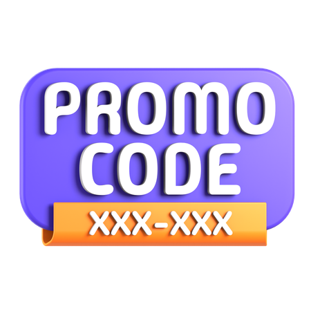 Promo Code  3D Icon