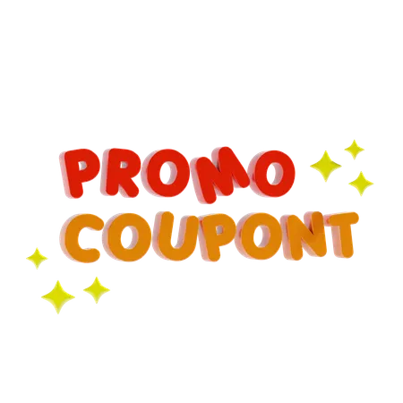 Promo coupont  3D Icon