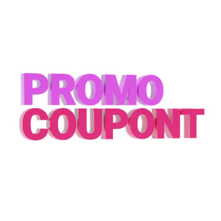 Promo coupont  3D Icon