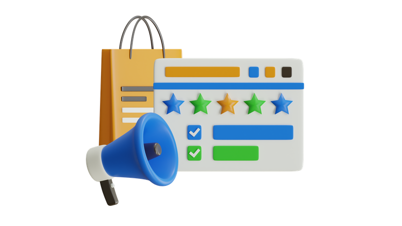 Promo Rating  3D Icon