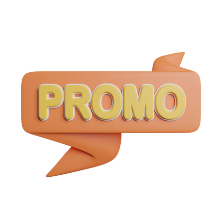 Promo Sticker  3D Icon