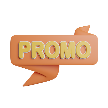 Promo Sticker  3D Icon