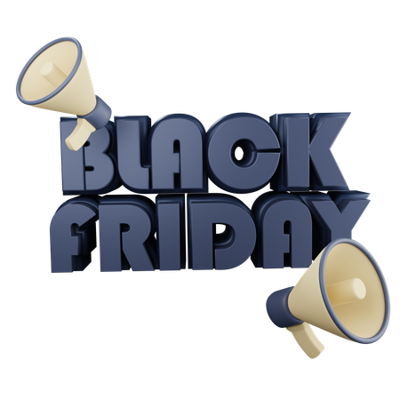 Promoção Black Friday  3D Icon