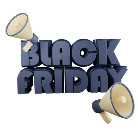 Promoção Black Friday  3D Icon