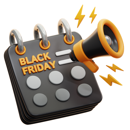 Promoção Black Friday  3D Icon