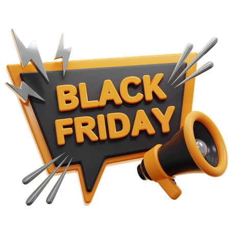 Promoção Black Friday  3D Icon