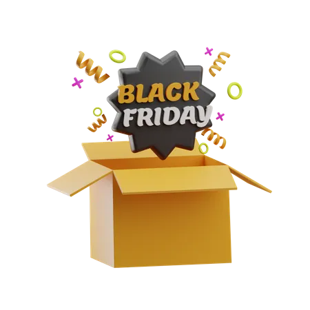 Promoção Black Friday  3D Icon