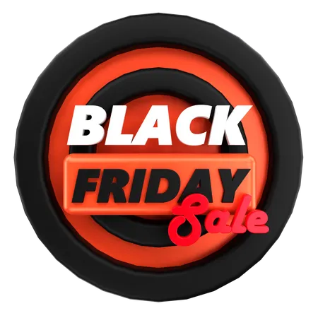 Promoção de sexta-feira negra  3D Icon