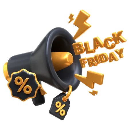 Promoção Black Friday  3D Icon