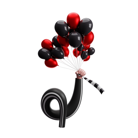 Promoção de balão surpresa  3D Icon