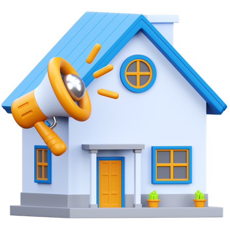 Promoção de casa  3D Icon