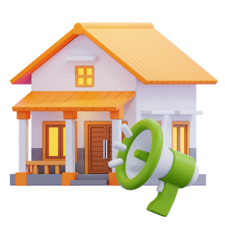 Promoção de casa  3D Icon
