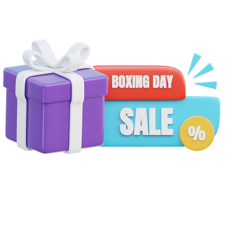 Promoção do Boxing Day  3D Icon