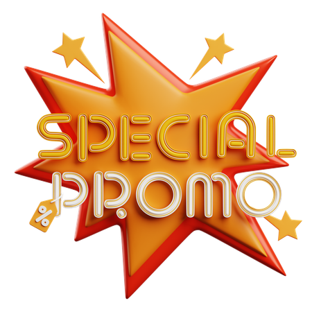 Promoção especial  3D Icon