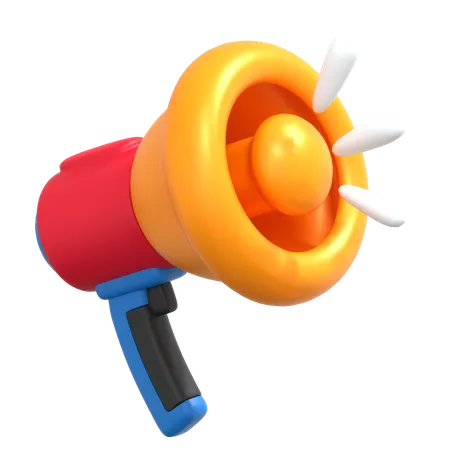 Megafone de promoção  3D Icon