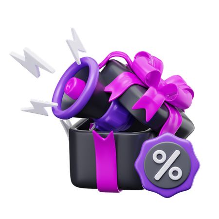 Promoção de presentes  3D Icon