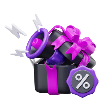 Promoção de presentes  3D Icon