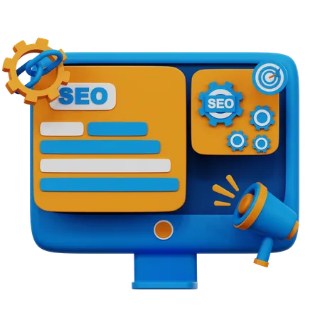 Promoção SEO  3D Icon