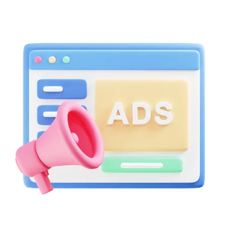 Promoção na web  3D Icon
