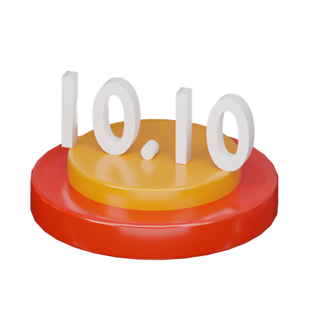 Promoción 10.10  3D Icon