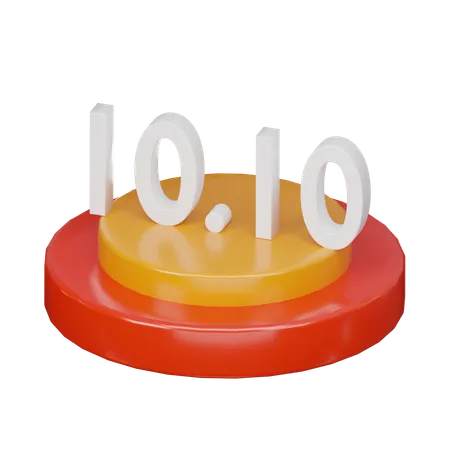 Promoción 10.10  3D Icon