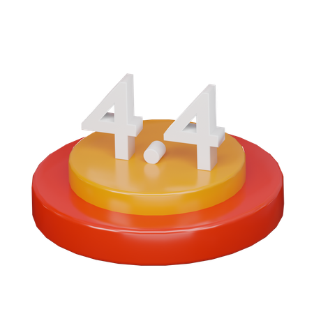 Promoción 4.4  3D Icon