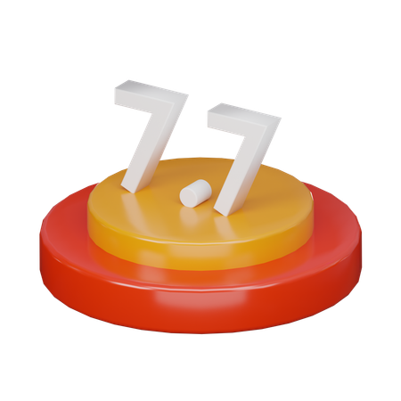 Promoción 7.7  3D Icon